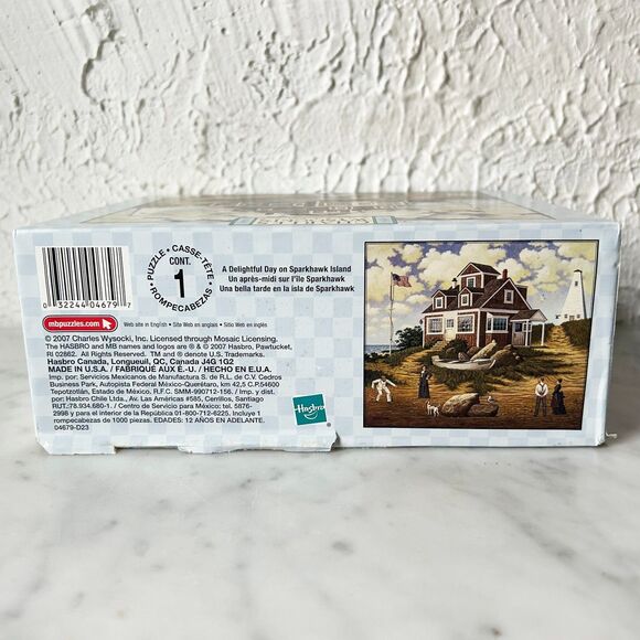 Charles Wysocki A Delightul Day on Sparkhawk Island 1000 Piece Puzzle - Complete - Picture 5 of 8